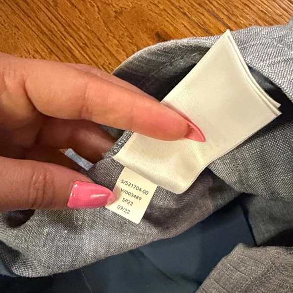 Athleta Women’s Retreat Linen Jogger Size | 16 Chambray Color - Picture 5 of 11